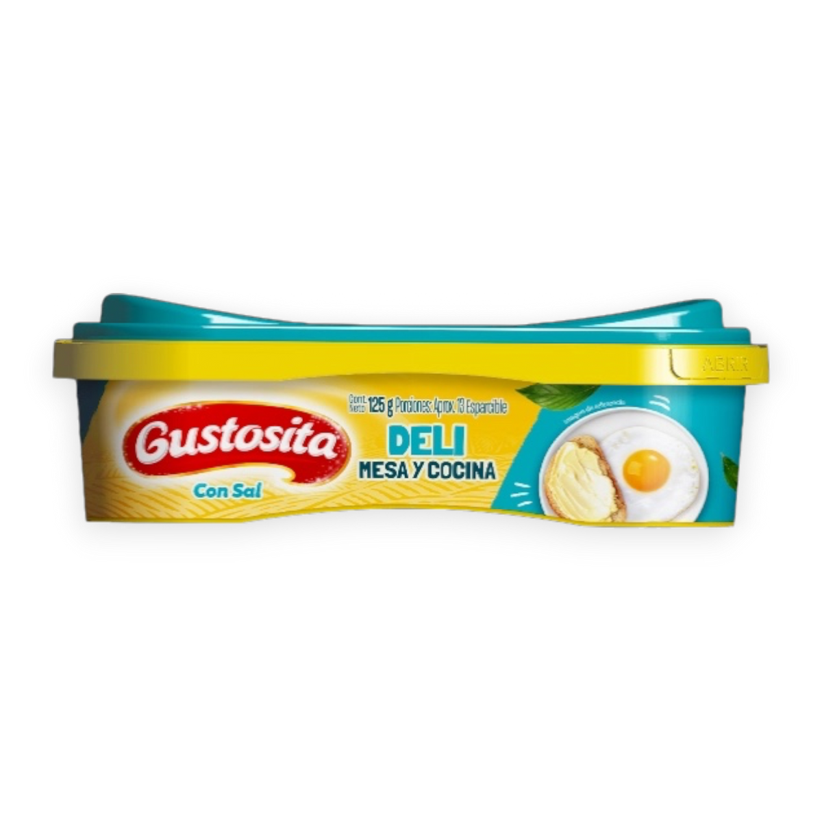 Margarina Gustosita Deli 125 g × 36 unidades