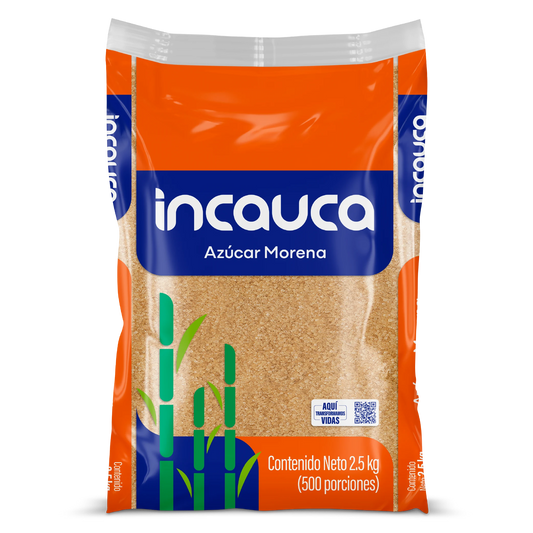 Azúcar Incauca Morena 2,5 kg × 10 bolsas